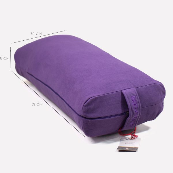 purple enlight rectangular bolster